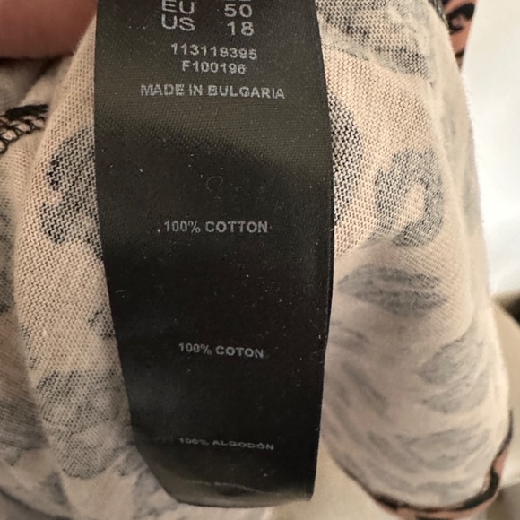 ❤️ASOS DESIGN Curve Leopard Print Long Sleeve Button-Up Midi Dress 18 NWOT - Picture 7 of 8